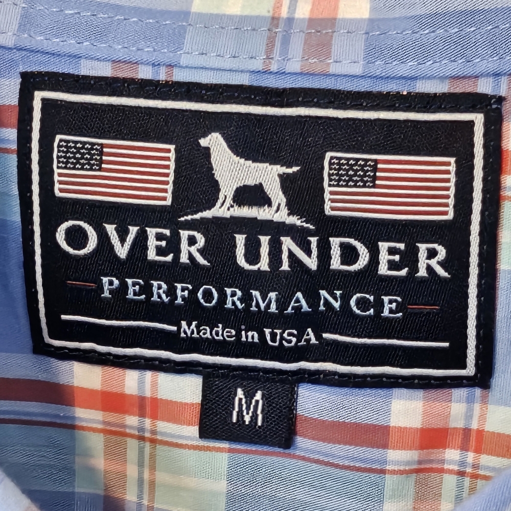 Over Under Performance Button Down Plaid Shirt - … - image 5